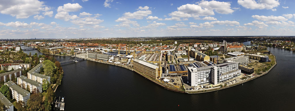 Luftbild der Berliner Spree für das Regionalmanagement Berlin Südost