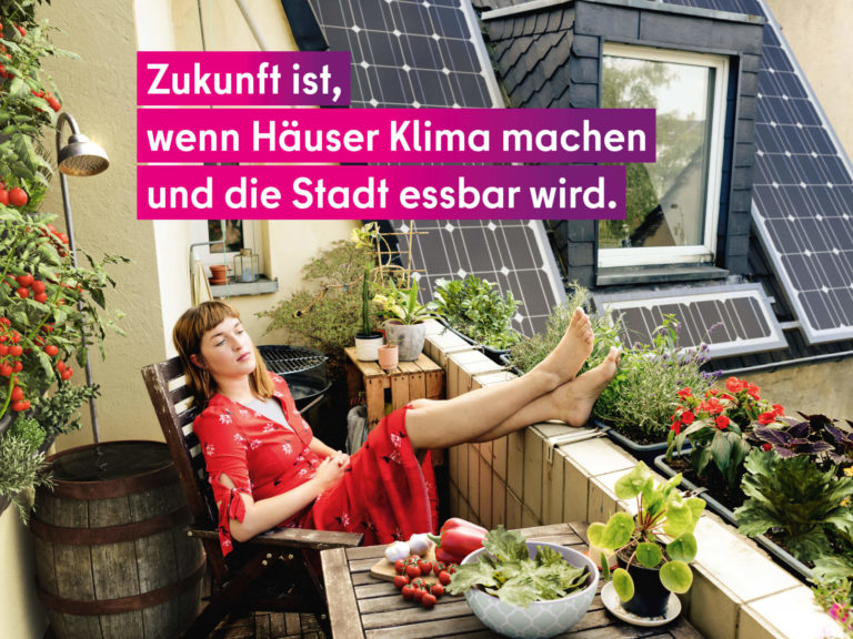 Zukunft ist, wenn Häuser Klima machen und die Stadt essbar wird