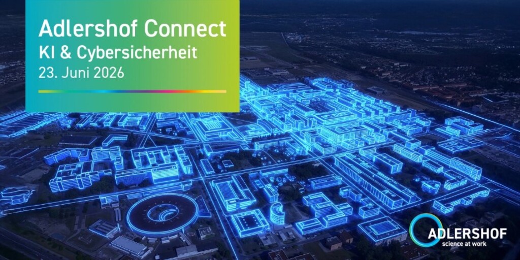 adlershof connect ki cybersicherheit plakat