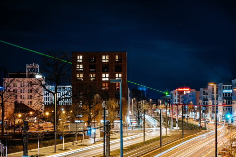 Nachtbild Adlershof. Foto: Wista Management GmbH