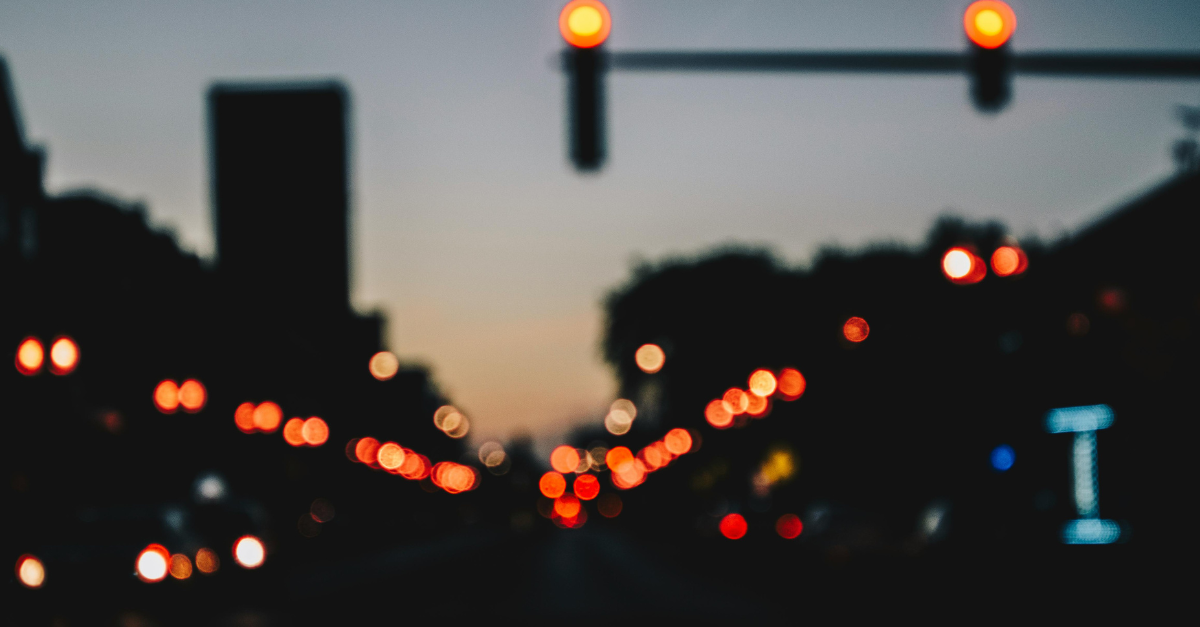 Traffic Jam at Night