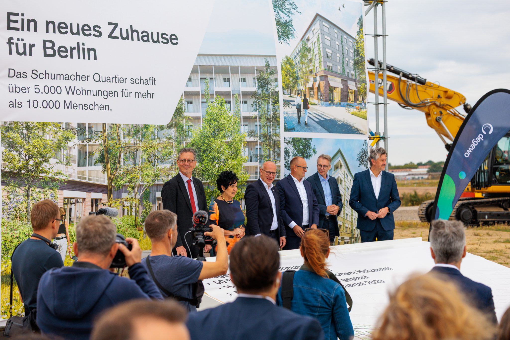 Projektstart-Schumacher-Quartier. Copyright: Berlin TXL Management GmbH / Christian Sommer.